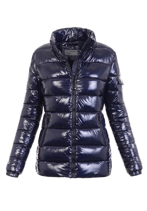 Damska Zimowa Kurtka Granatowa