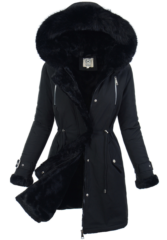 Parka Zimowa Czarna