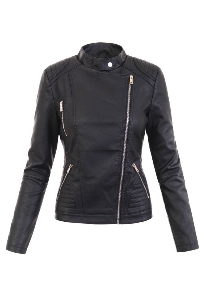 Damska Kurtka Ramoneska Czarna