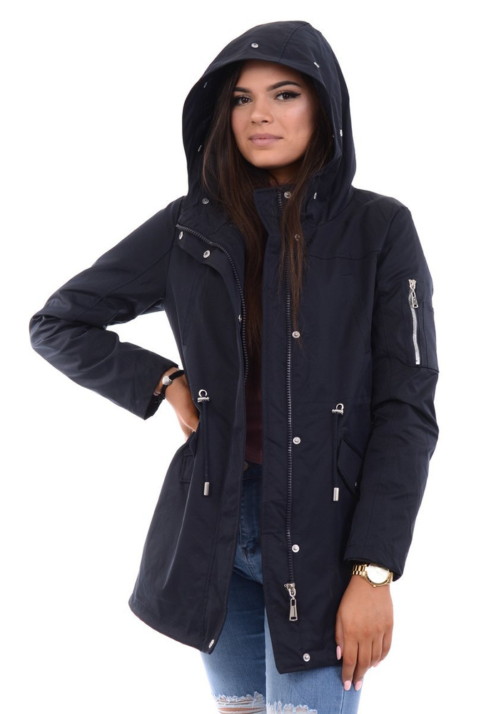 Parka Zimowa 2w1 Sylwia Granatowa