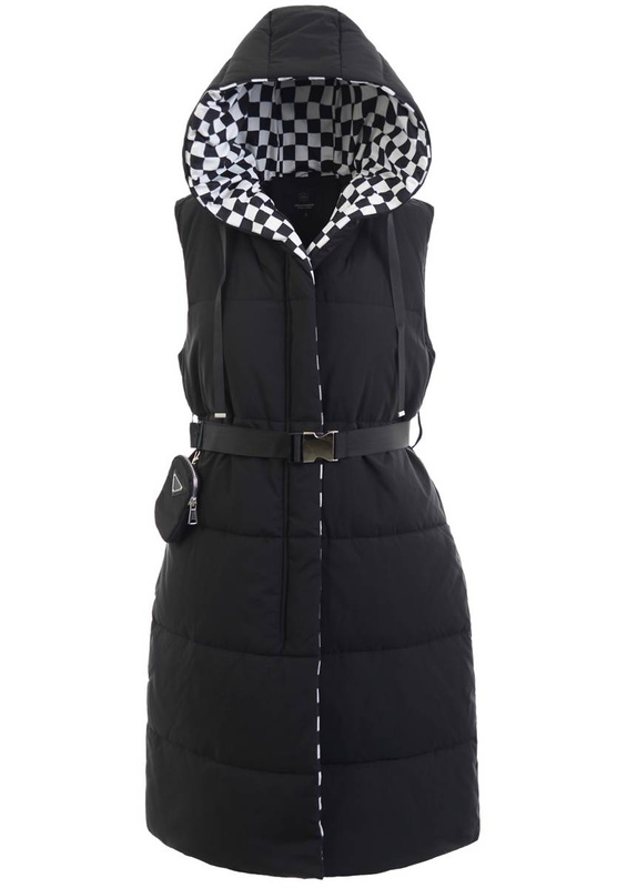 Damska Kamizelka Bezrękawnik Granat