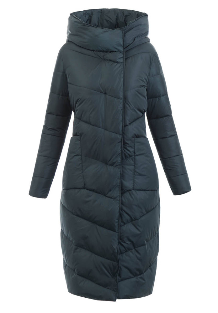 Damska Zimowa Ortalionowa Kurtka Zielona