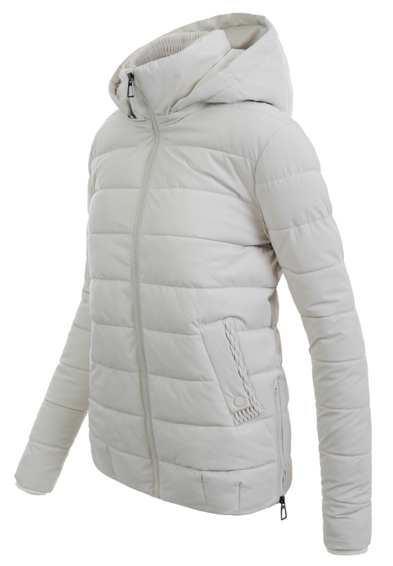 Damska Kurtka Zimowa Ecru