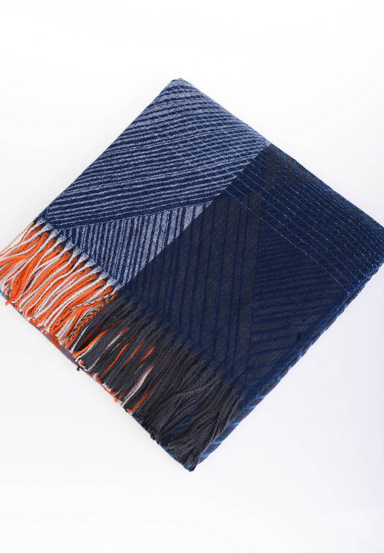 Damska Chusta Szal Granatowy