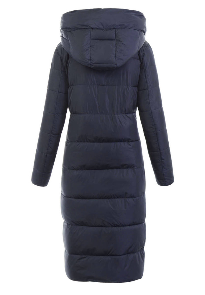 Damska Zimowa Ortalionowa Kurtka Granatowa