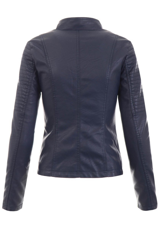 Damska Kurtka Ramoneska Granatowa