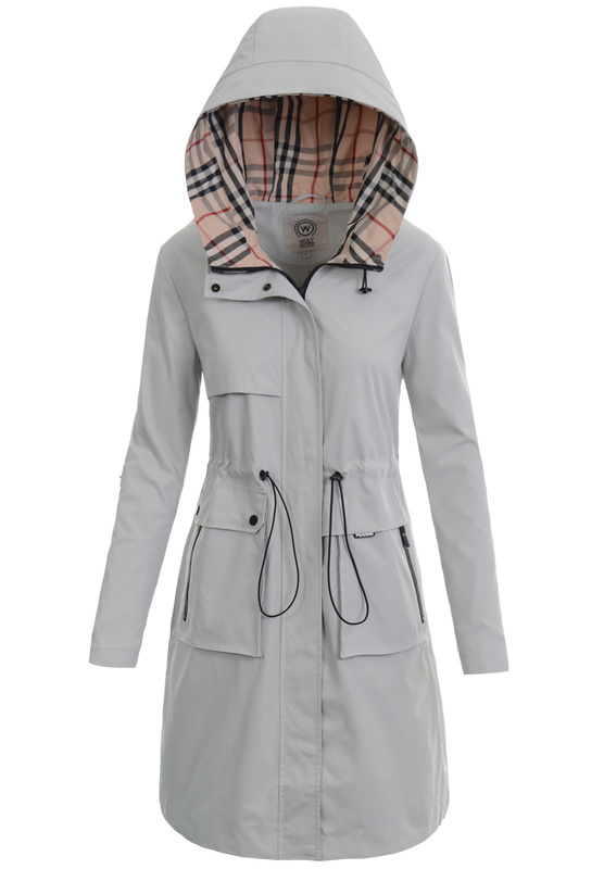 Kurtka Parka Wiosenna Oliwkowa