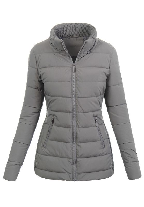 Damska Kurtka Zimowa Szara