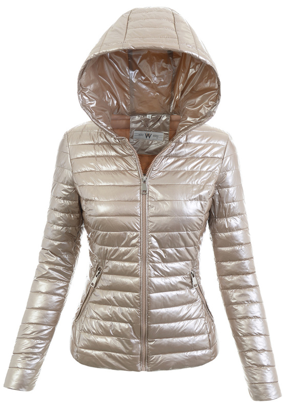 Kurtka Ortalionowa Wiosenna Beżowa