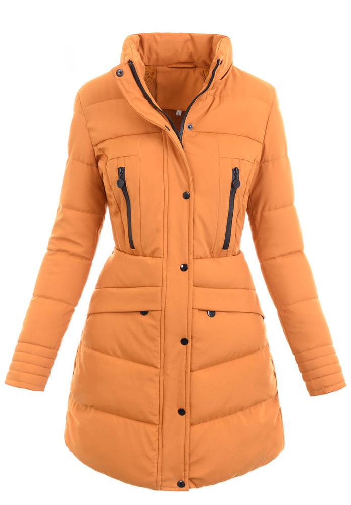 Damska Zimowa Kurtka Camel