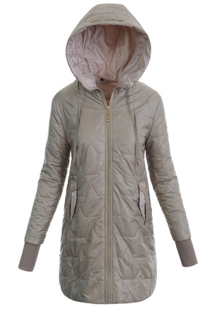 Damska Kurtka Przejściowa Beżowa