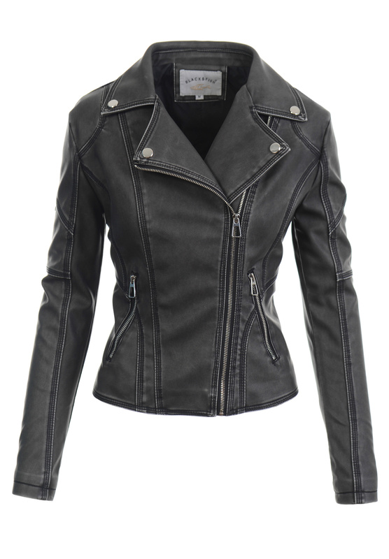 Damska Kurtka Ramoneska Czarna