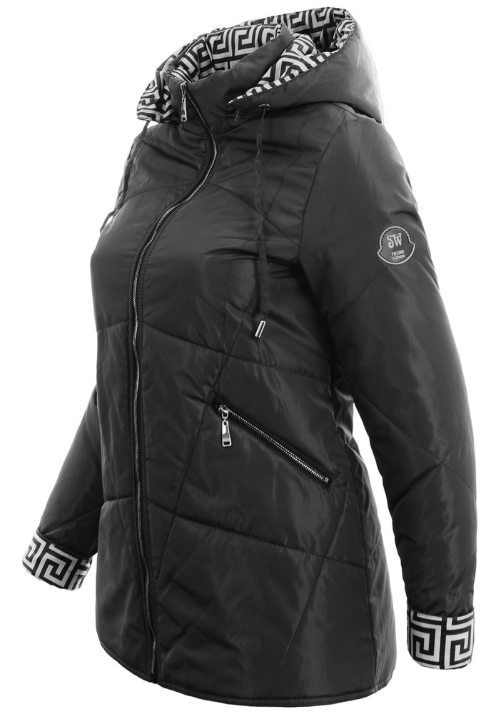 Kurtka Wiosenna Czarna