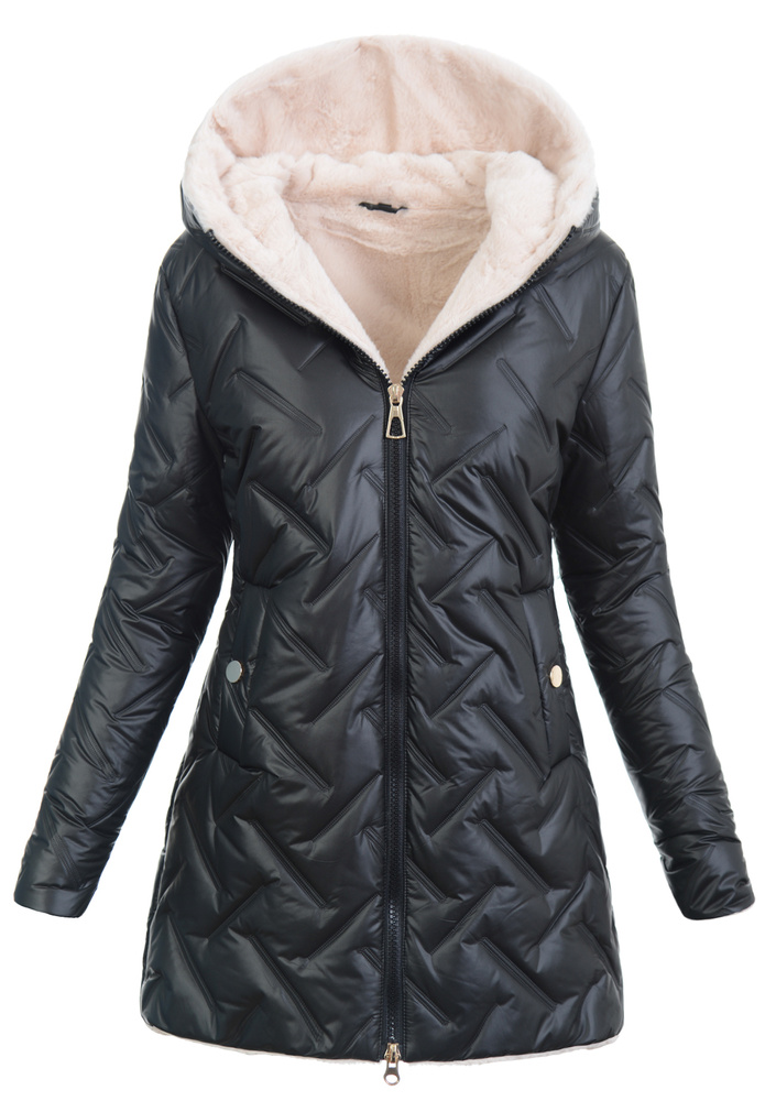Damska Kurtka Zimowa Czarna