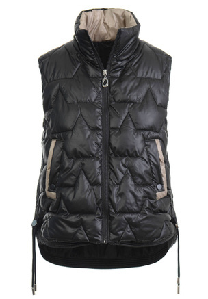 Damska Kamizelka Bezrękawnik Biały