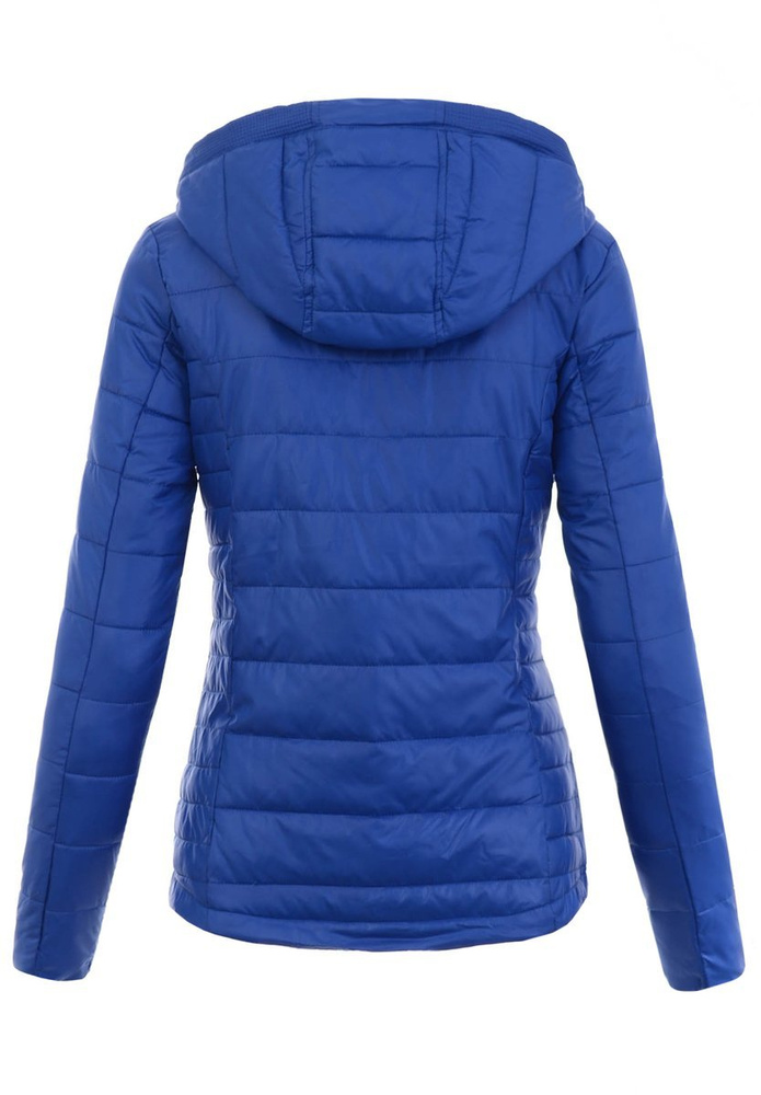 Damska Wiosenno Jesienna Kurtka Niebieska