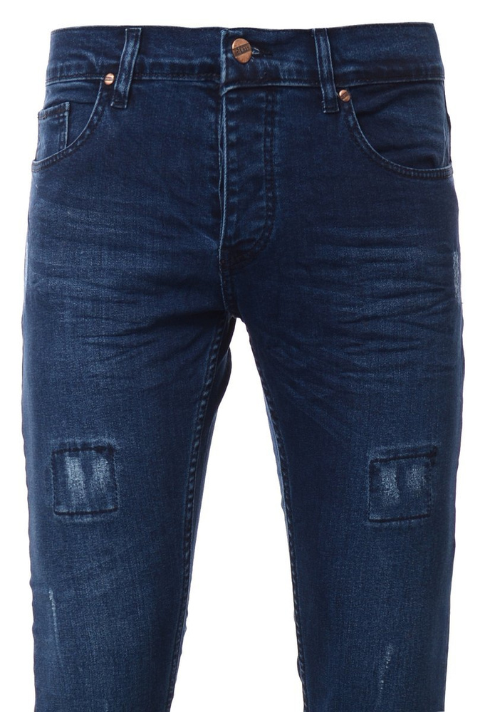 Męskie Spodnie Joggery Granatowe