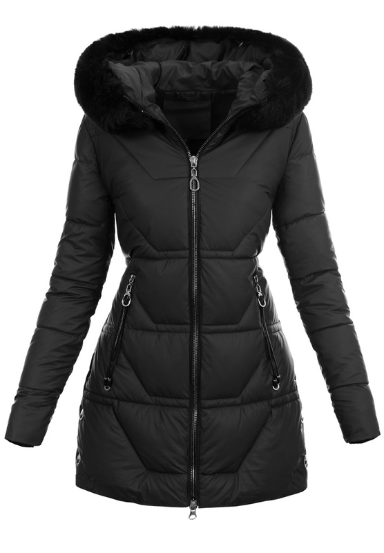 Damska Kurtka Zimowa Czarna