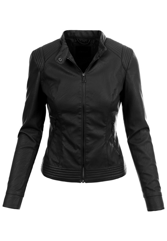 Damska Kurtka Ramoneska Czarna