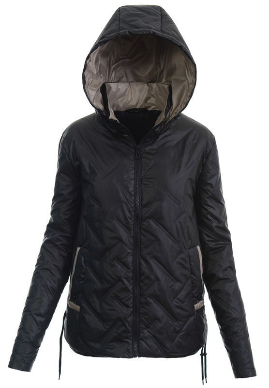 Kurtka Parka Wiosenna Czarna