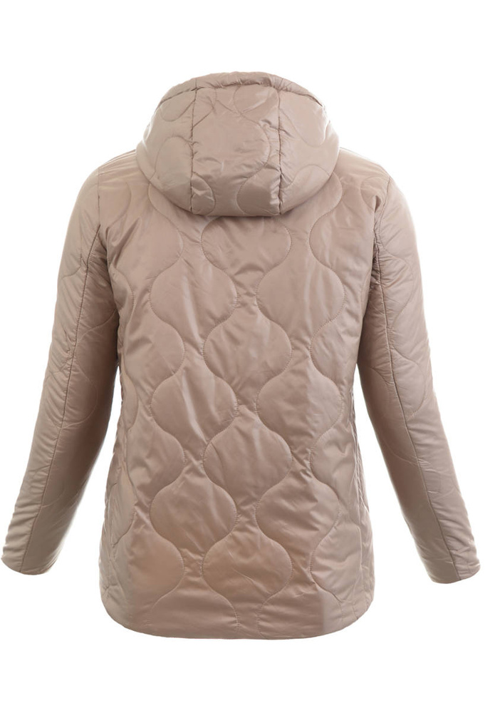 Damska Wiosenno-Jesienna Kurtka Beżowa