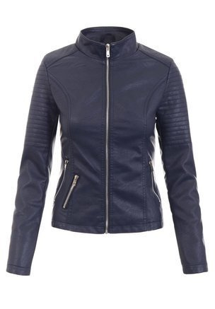 Damska Kurtka Ramoneska Granatowa