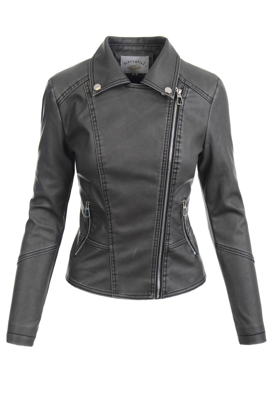 Damska Kurtka Ramoneska Czarna