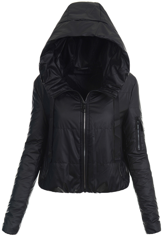 Kurtka Parka Wiosenna Czarna