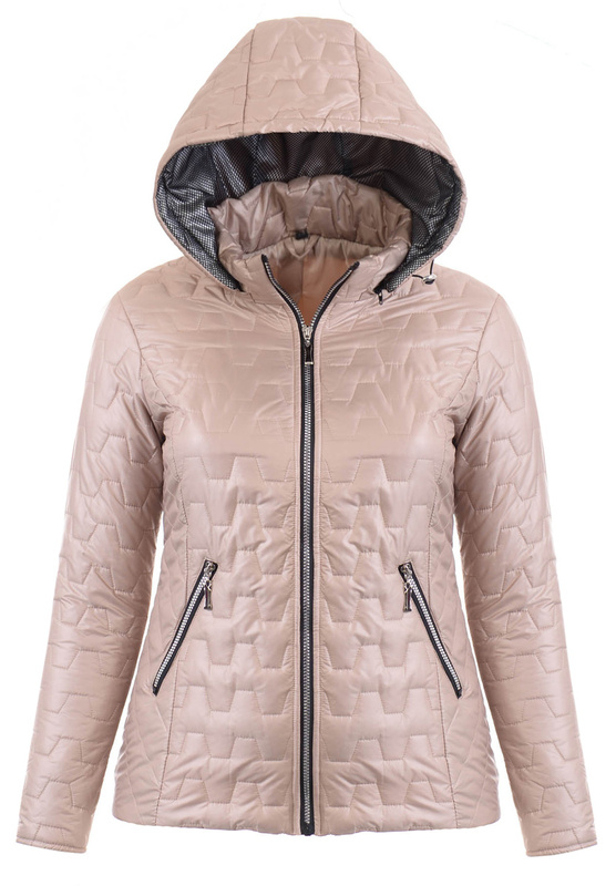 Damska Wiosenna Ortalion Kurtka Czarna