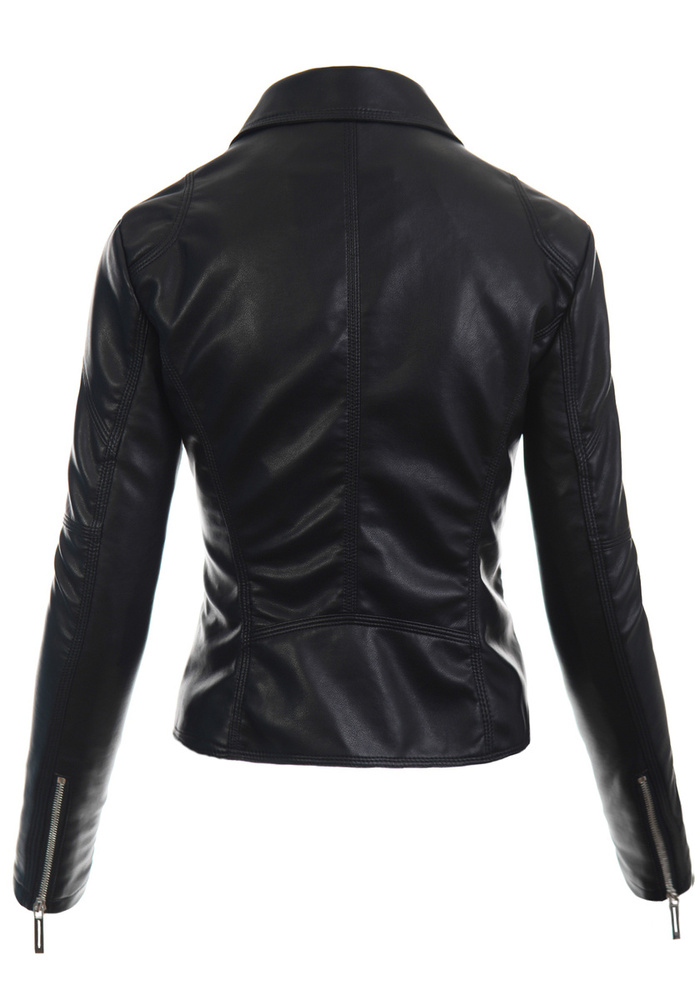 Damska Kurtka Ramoneska Czarna