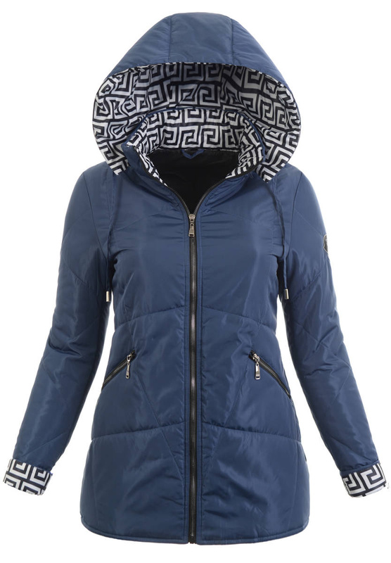 Kurtka Wiosenna Niebieska