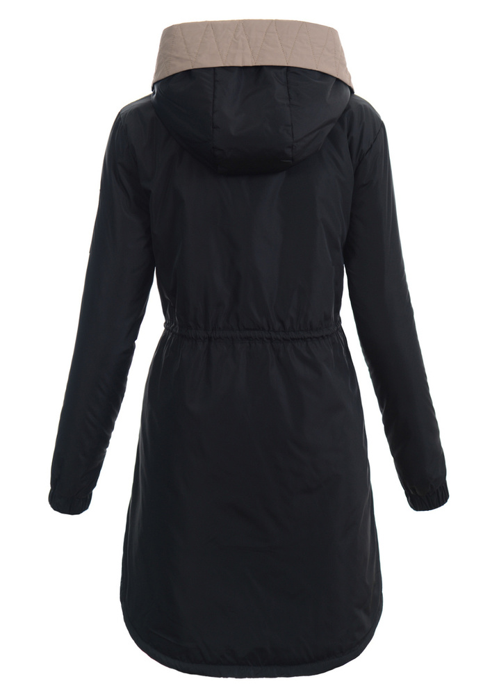 Kurtka Parka Wiosenna Czarna