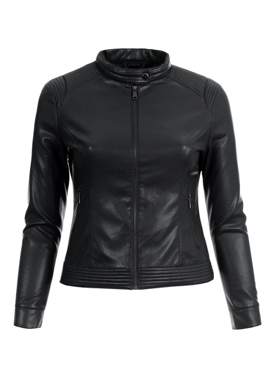 Damska Kurtka Ramoneska Czarna