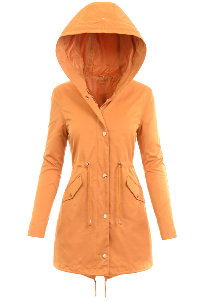 Damska Parka Kurtka Zimowa 2w1 Camel
