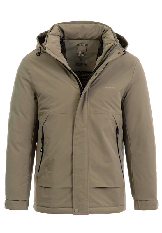 Męska Zimowa Kurtka Beżowa