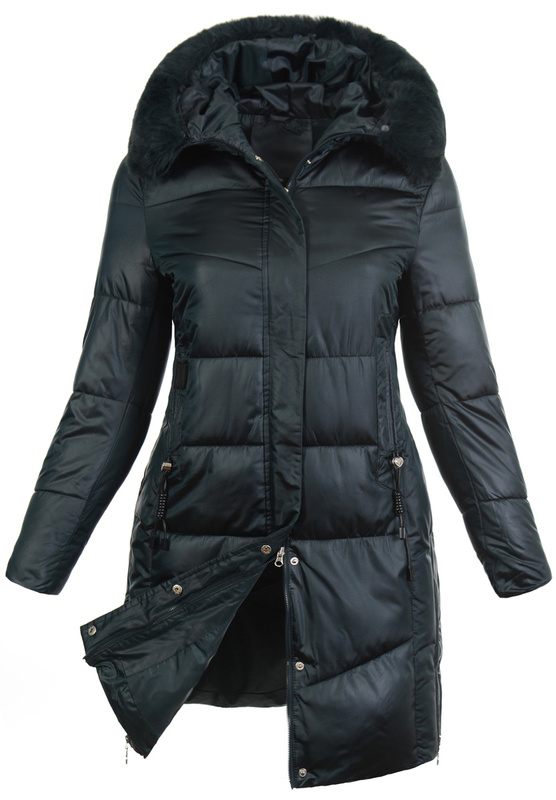 Damska Kurtka Zimowa Zielona