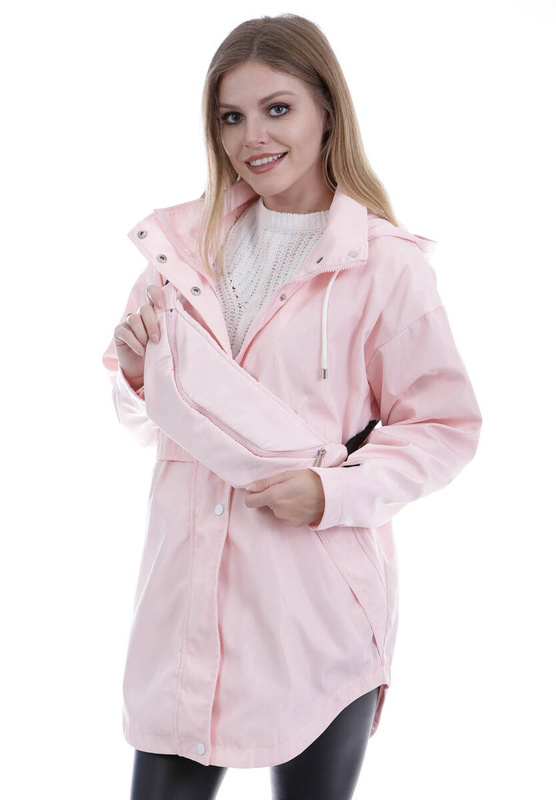 Kurtka Parka Wiosenna Beżowa