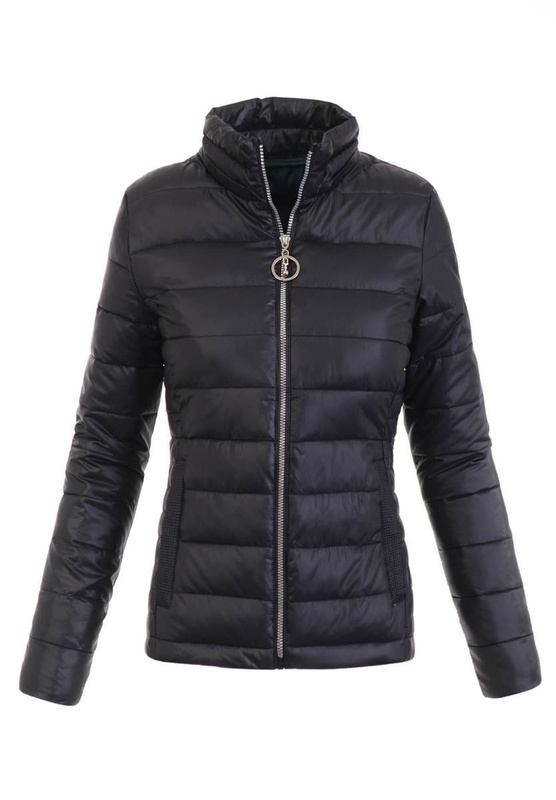 Damska Wiosenna Kurtka Anika Czarna