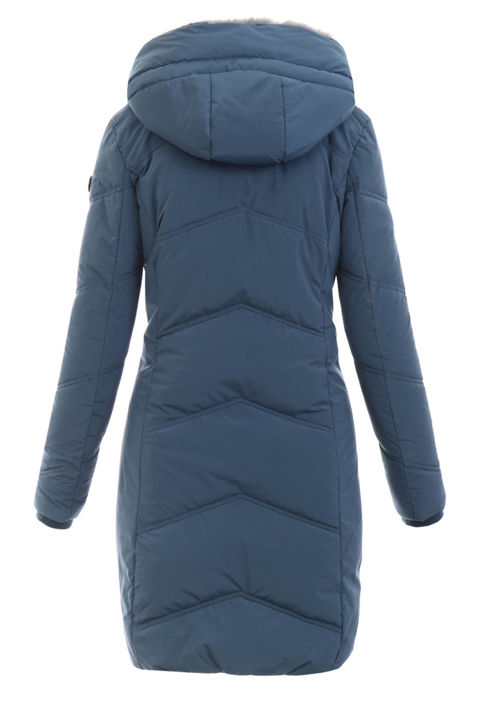 Damska Zimowa Ortalionowa Kurtka Czarna