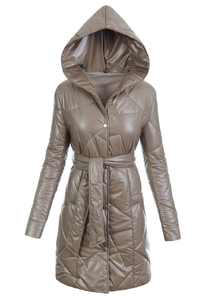 Kurtka Pikowana Wiosenna Cappuccino