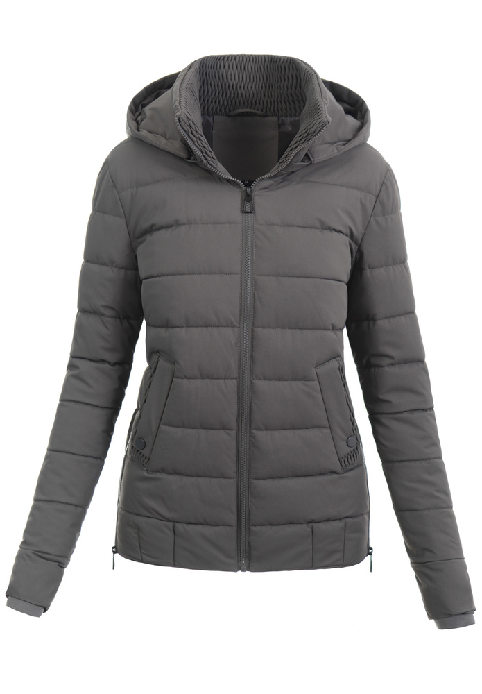 Damska Kurtka Zimowa Szara