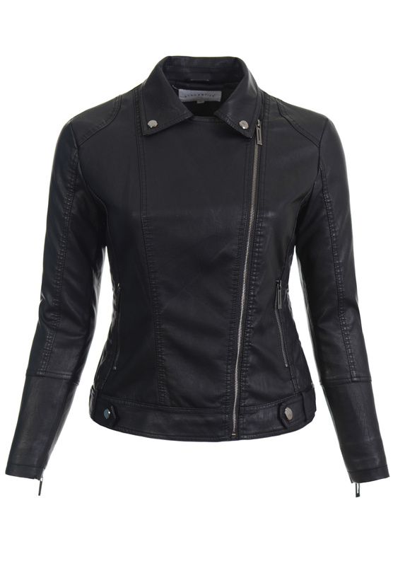 Damska Kurtka Ramoneska Czarna