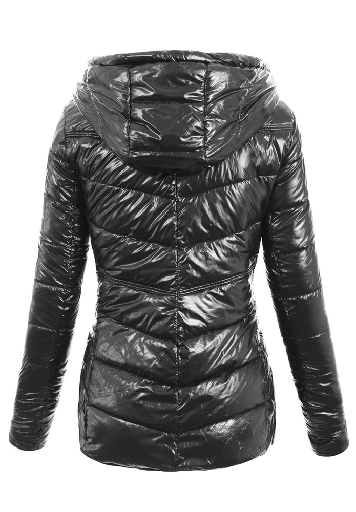 Damska Wiosenna Ortalion Kurtka Czarna