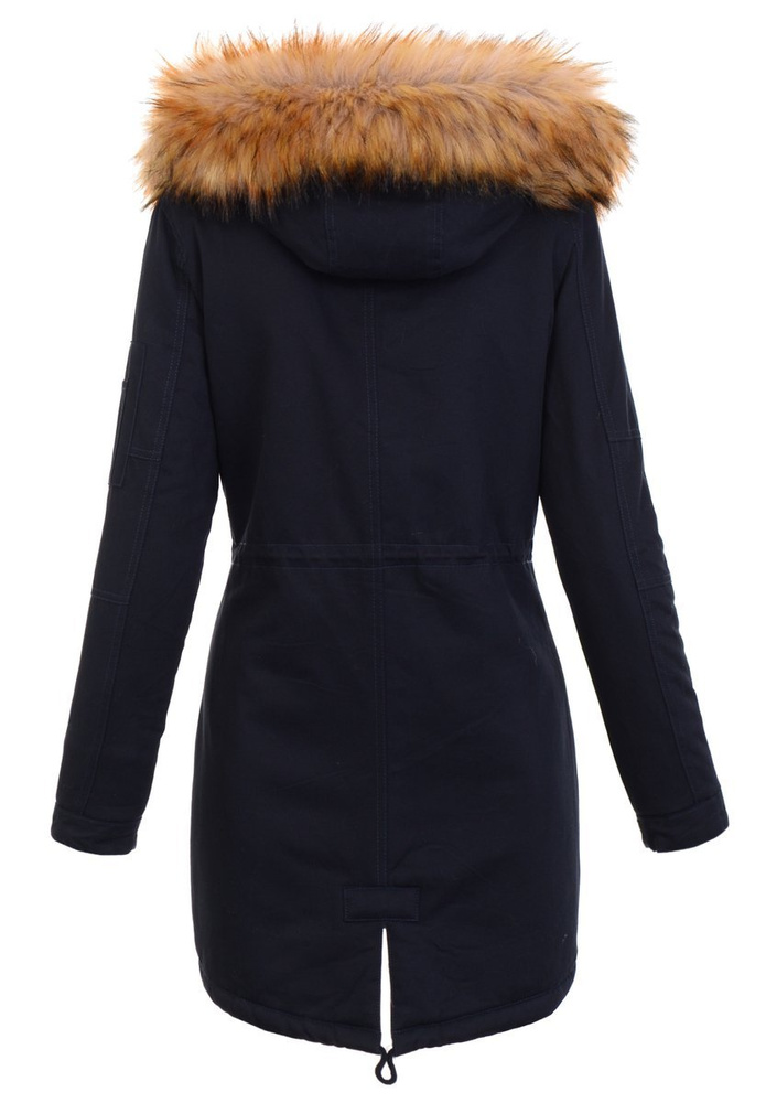 Damska Kurtka Parka Adrianna Granatowa