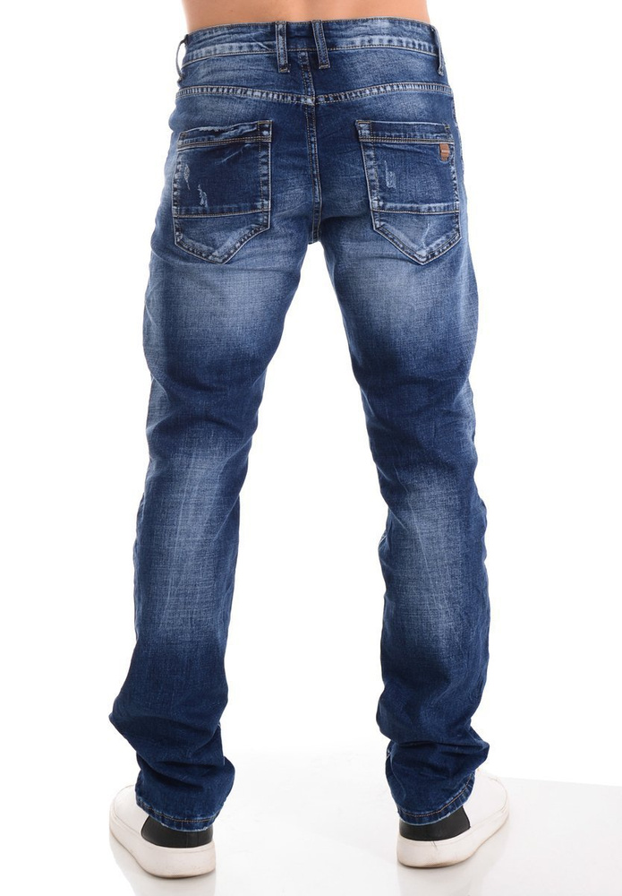 Męskie Spodnie Niebieskie