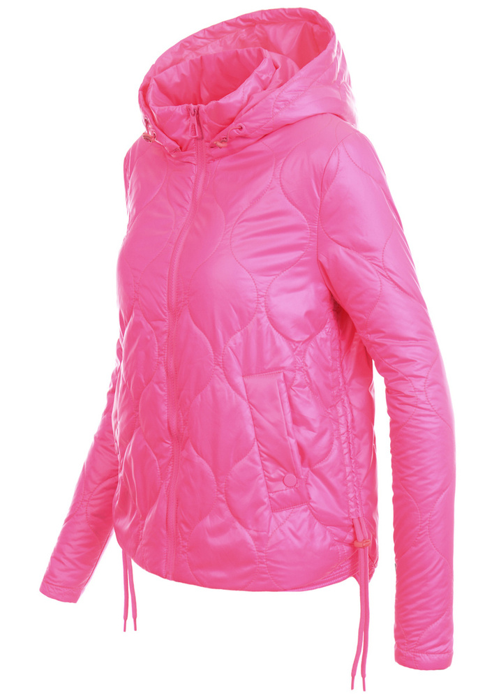 Kurtka Parka Wiosenna Różowa