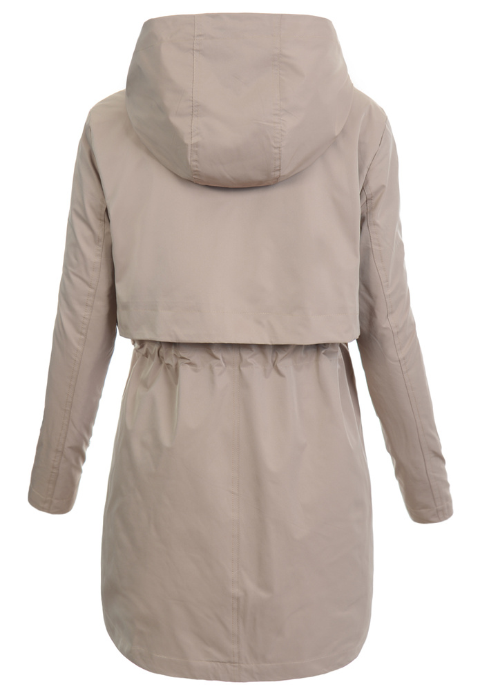 Kurtka Parka Wiosenna Beżowa