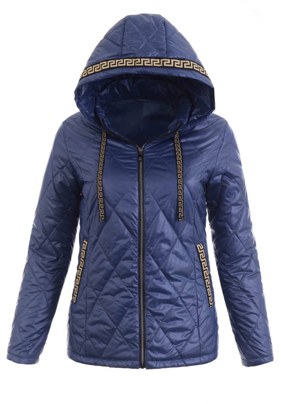 Kurtka Wiosenna Niebieska