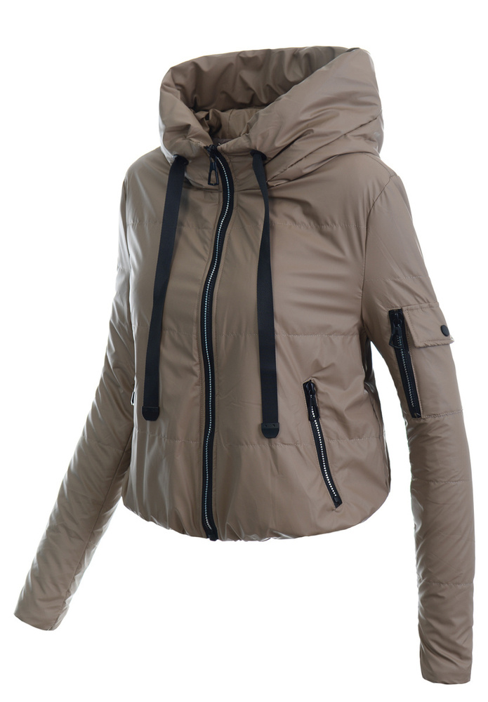 Kurtka Parka Wiosenna Cappuccino