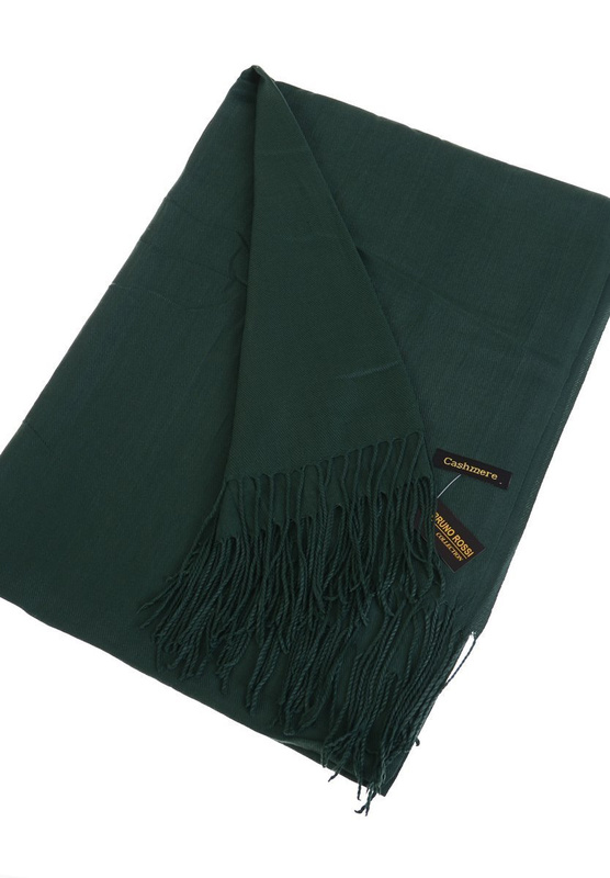 Szal Damski Butelkowo Zielony